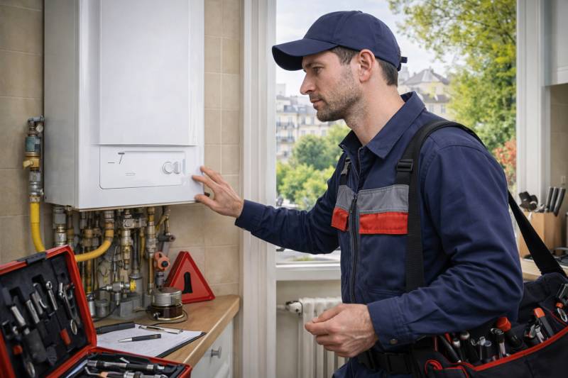 Contrat de maintenance de chaudière à Paris 17