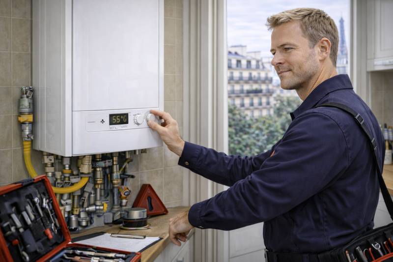 Contrat de maintenance pour chaudière à Paris 16