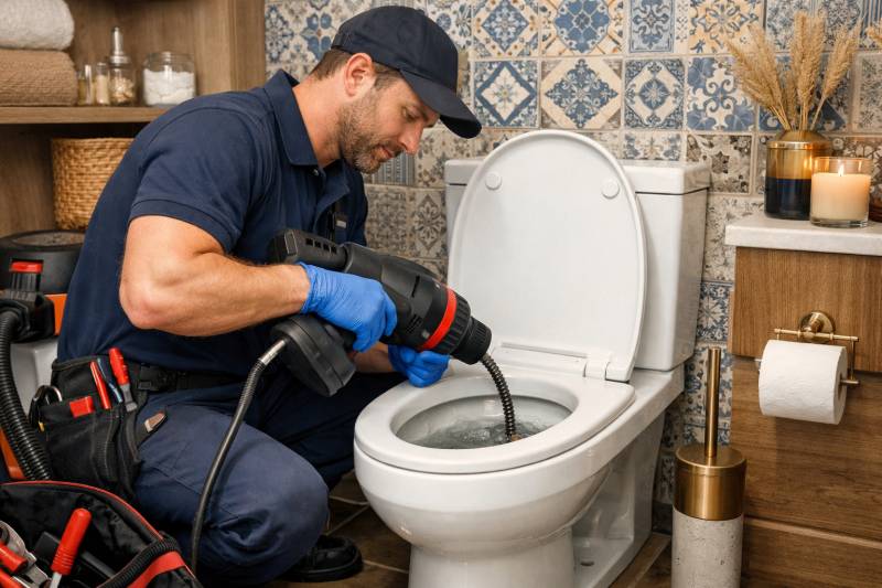 Débouchage de WC d'un appartement à Paris