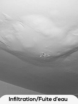 infiltration et fuite d'eau