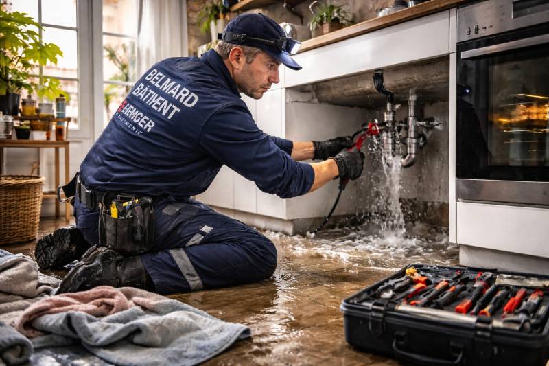 Dépannage de plomberie en urgence sur Paris